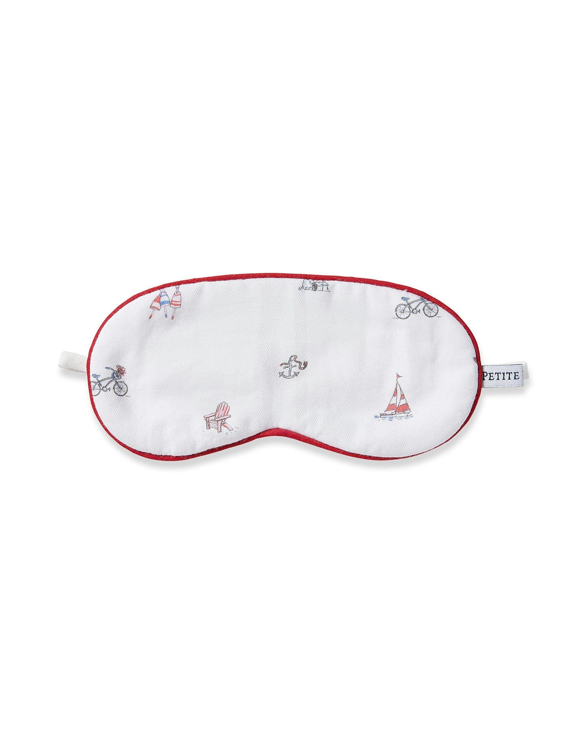 Janie and Jack Kid's Twill Sleep Mask in Coastal Charms