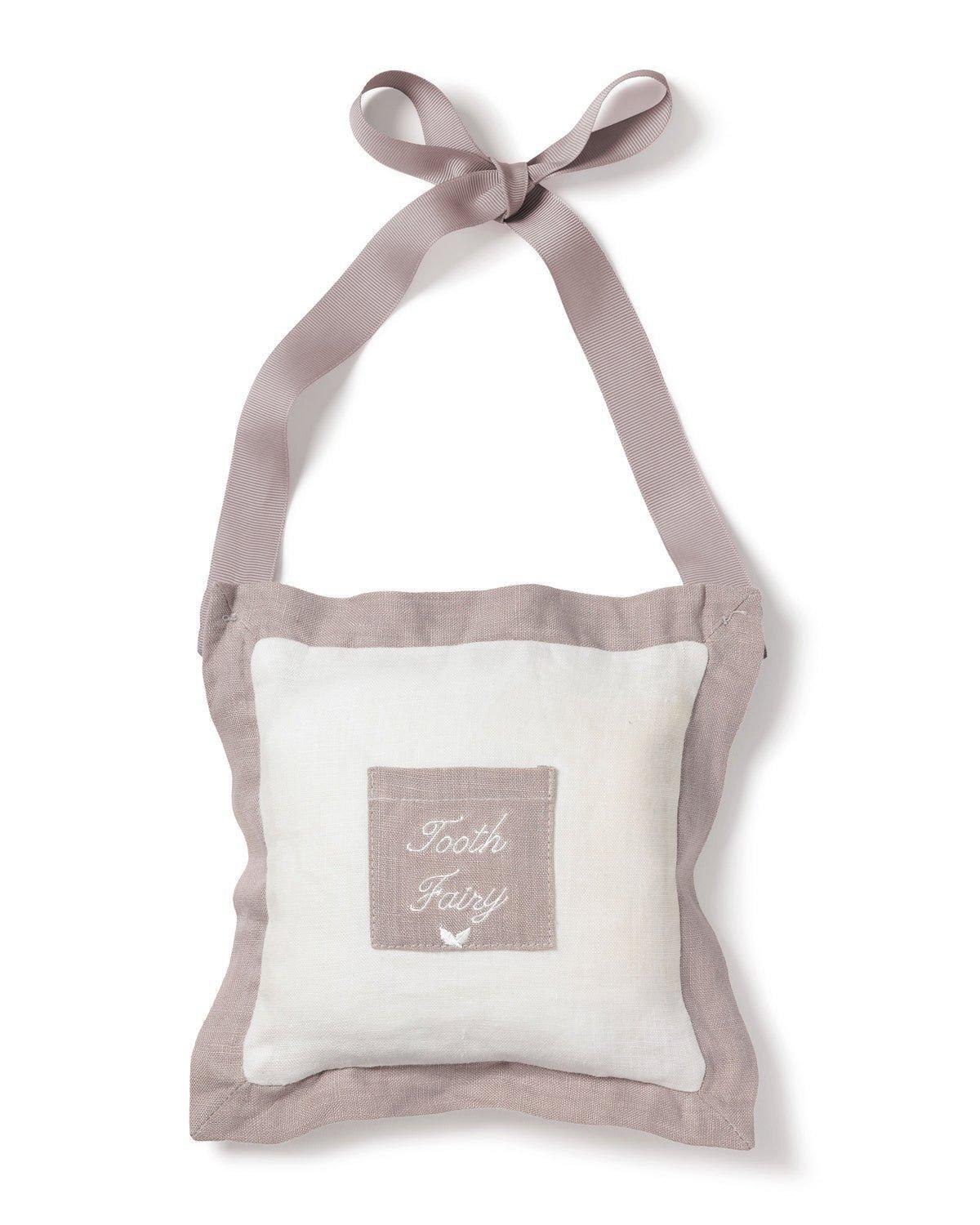 Janie and Jack Tooth Fairy Pillow in Grey