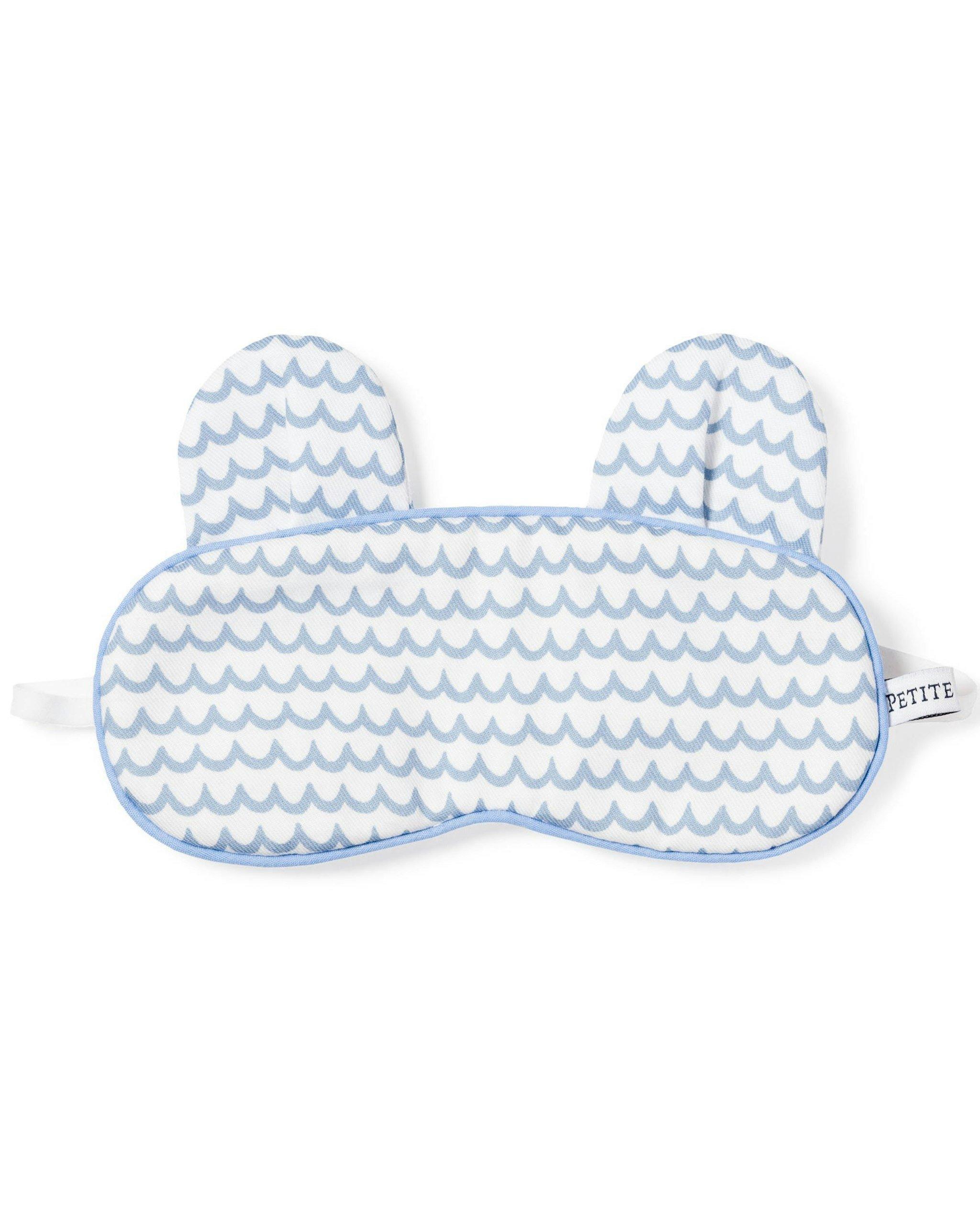 Janie and Jack Kid's Bear-y Sleep Mask in La Mer