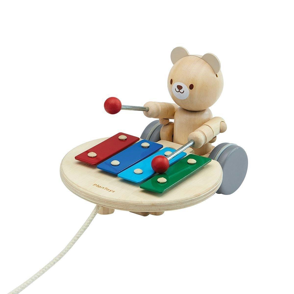 Janie and Jack Pull Along Musical Bear