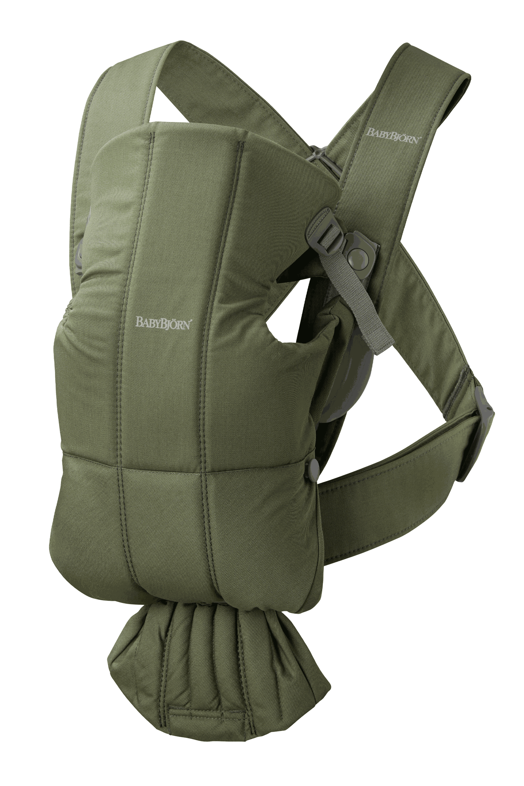 Janie and Jack Baby Carrier Mini, Woven, Dark Green