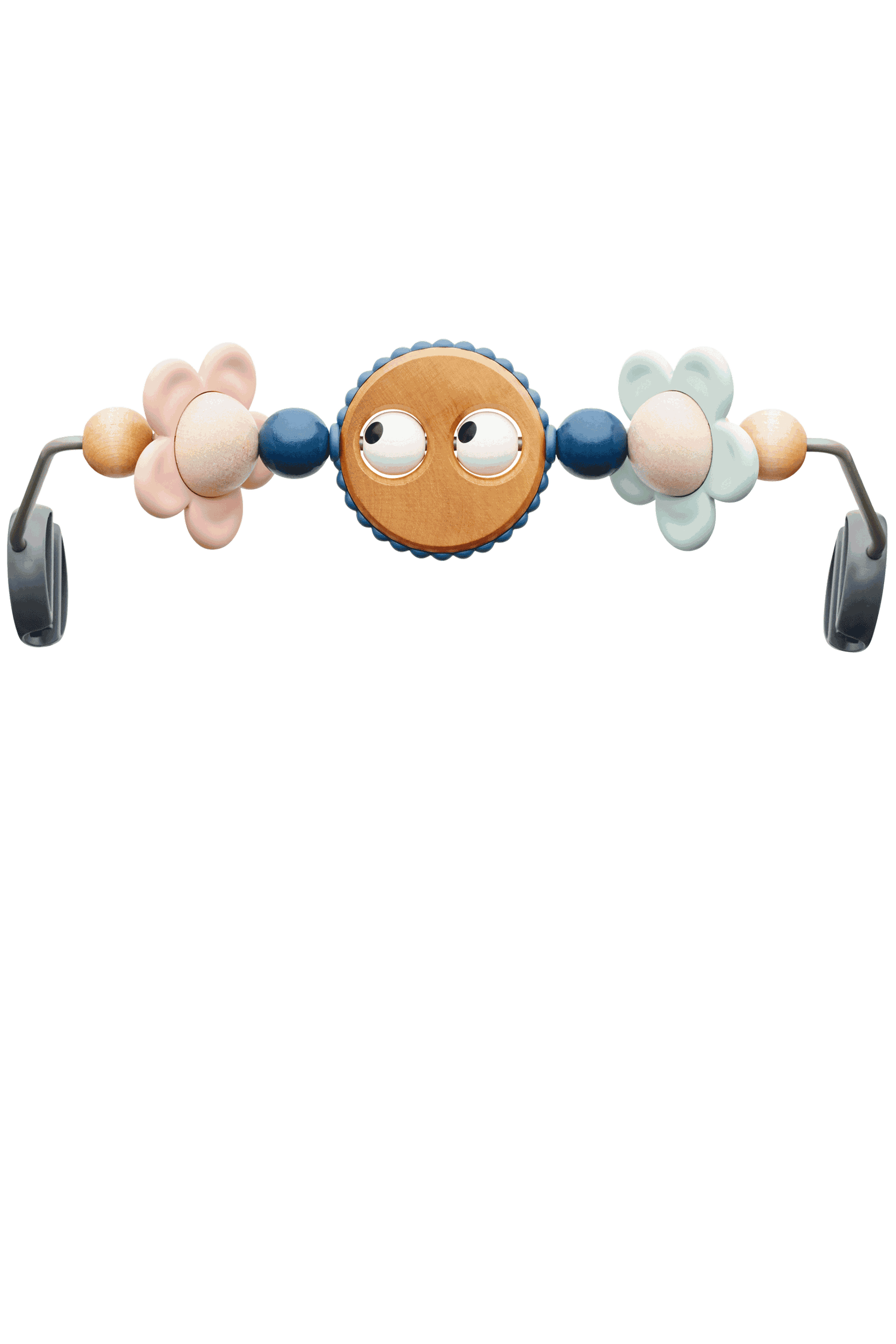Janie and Jack Toy for Bouncer, Googly Eyes Pastels